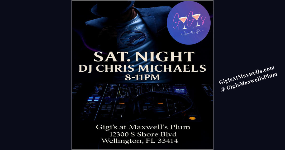 DJ Chris Michaels Mixing LIVE at Gigi's, Maxwell's Plum