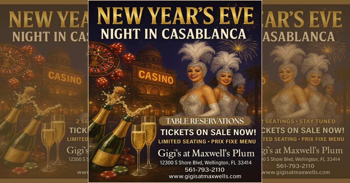 New Years Eve  at Gigi's, Maxwell's Plum